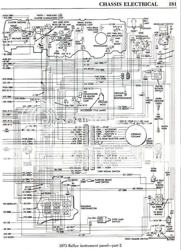 1973 Cuda Wiring Diagram - Wiring Diagram Schemas